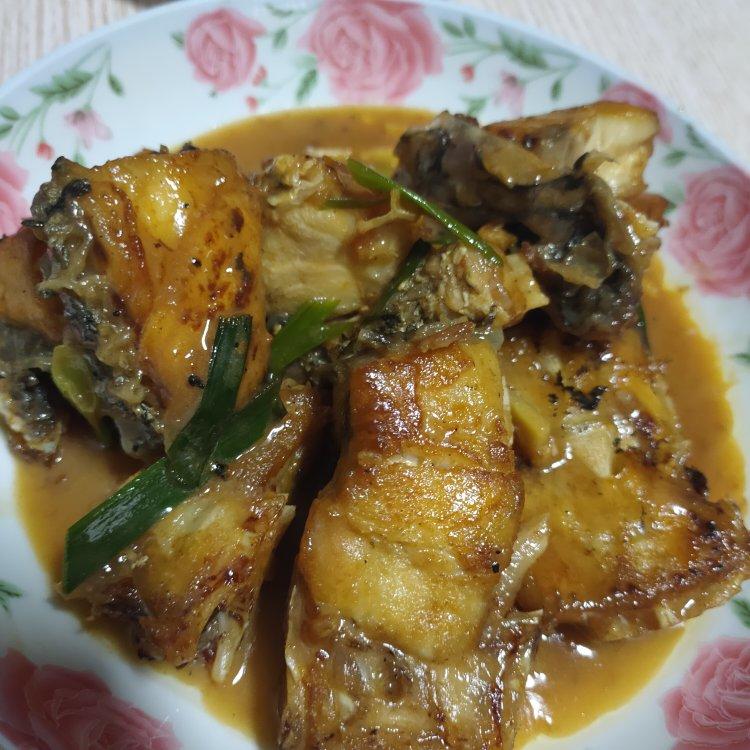 红烧鱼块（不过大油照样比饭店做的还要好吃😋）