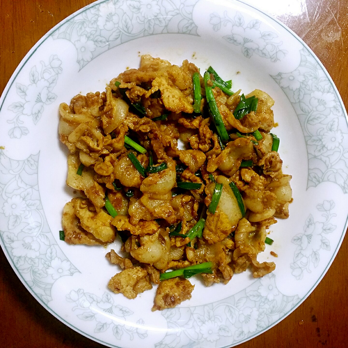 招财猫666做的生炒五花肉