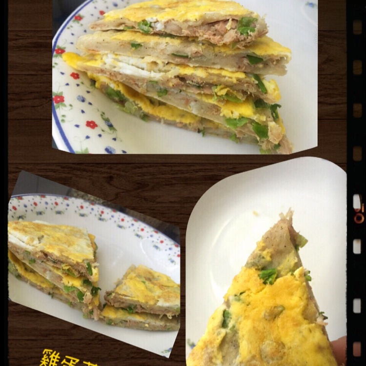 可能是最好吃系列--鸡蛋葱油饼