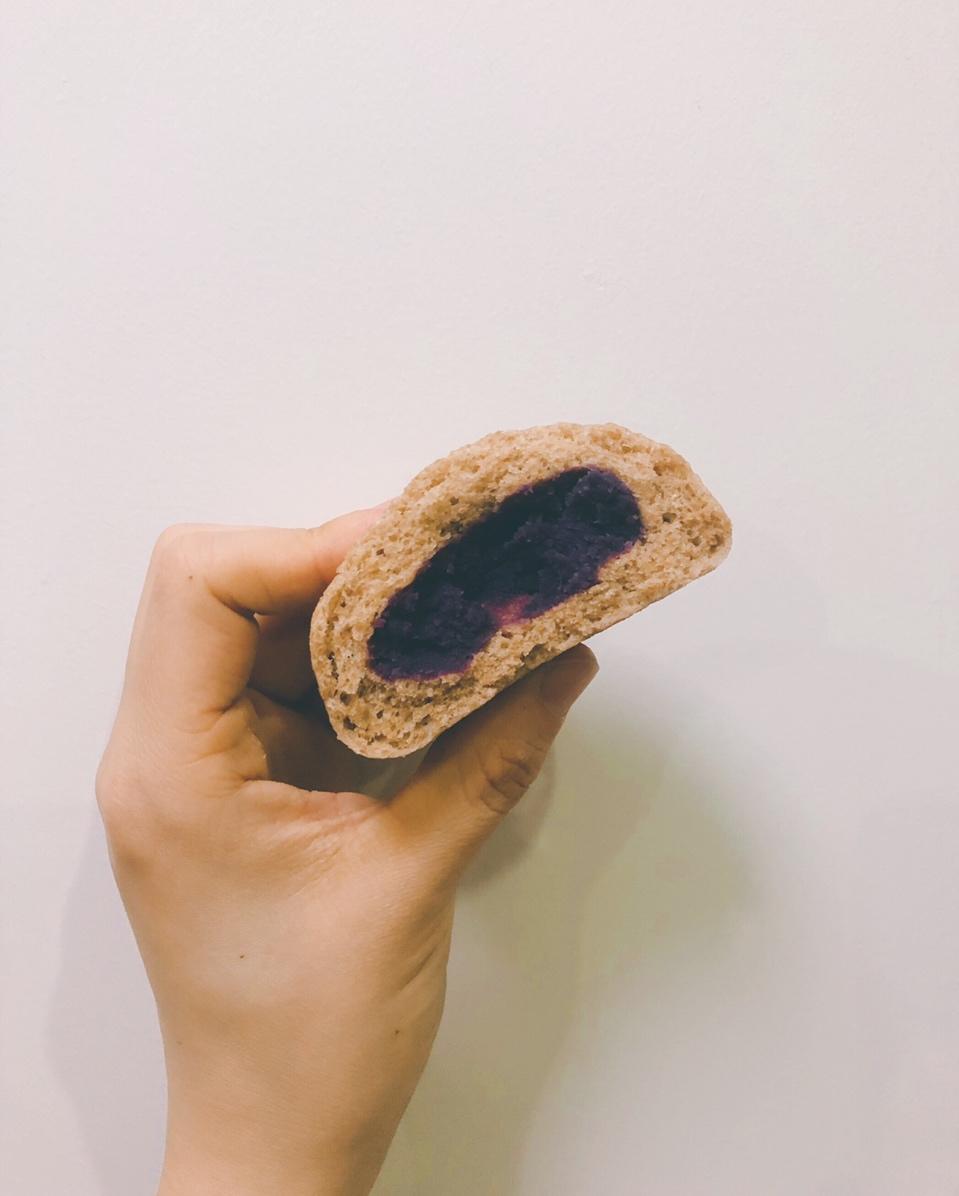 黑全麦无糖馒头