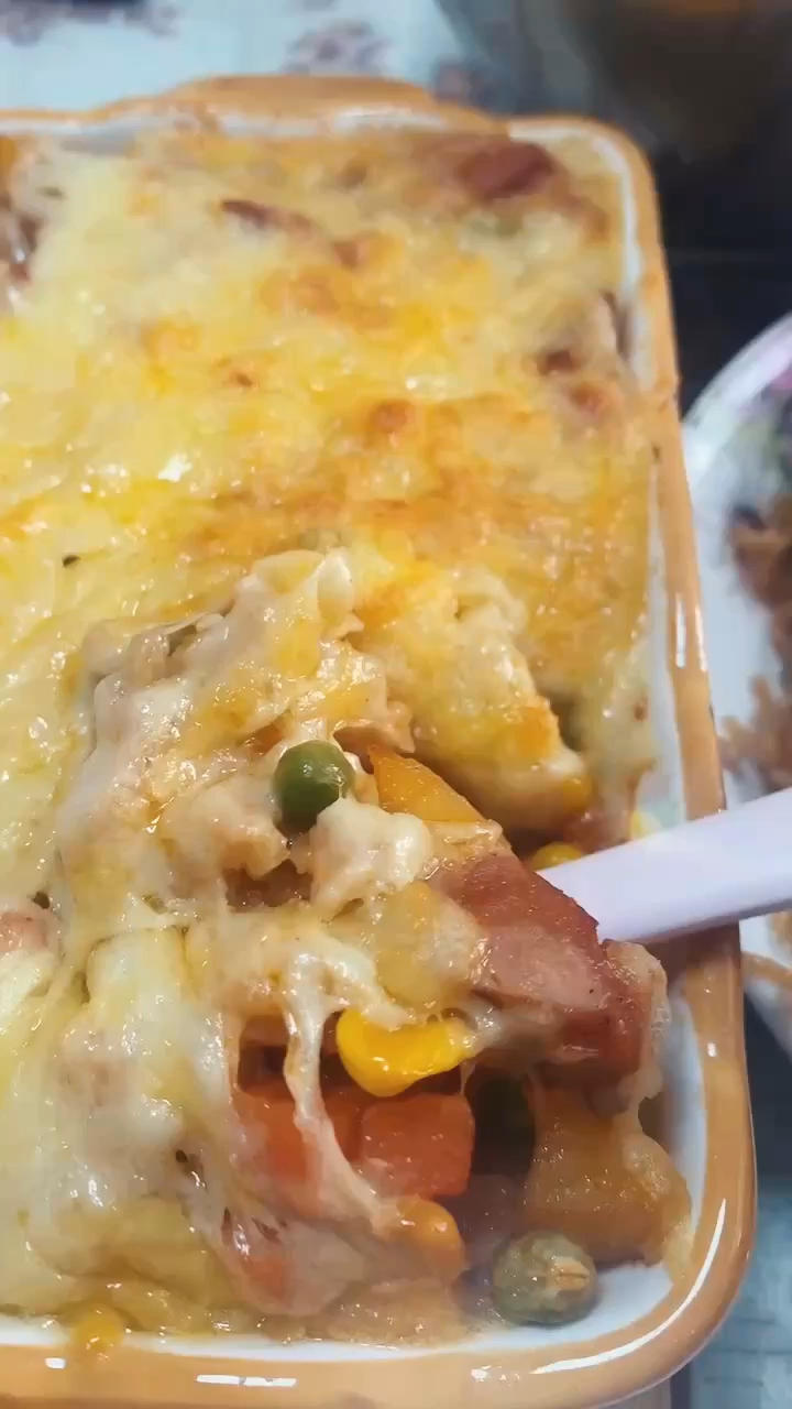 番茄鸡肉浓情焗饭【两人份】