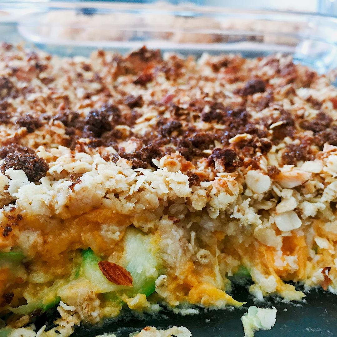 粉糯红薯泥配燕麦酥丨健康·三餐