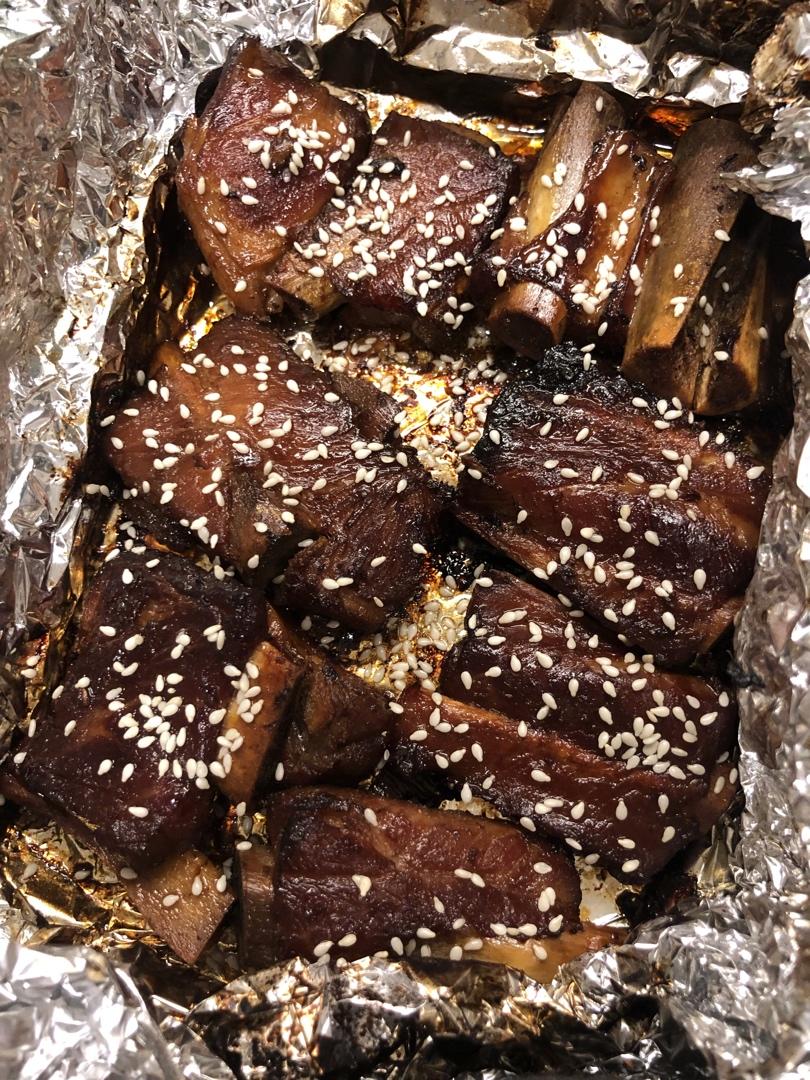锡纸烤排骨