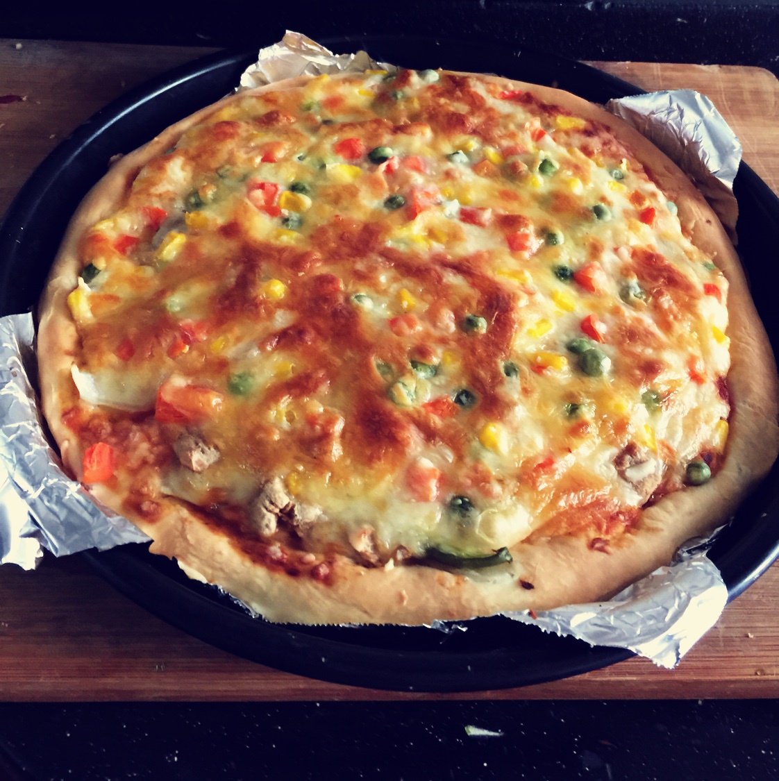 夏威夷pizza（附饼底冷冻法）