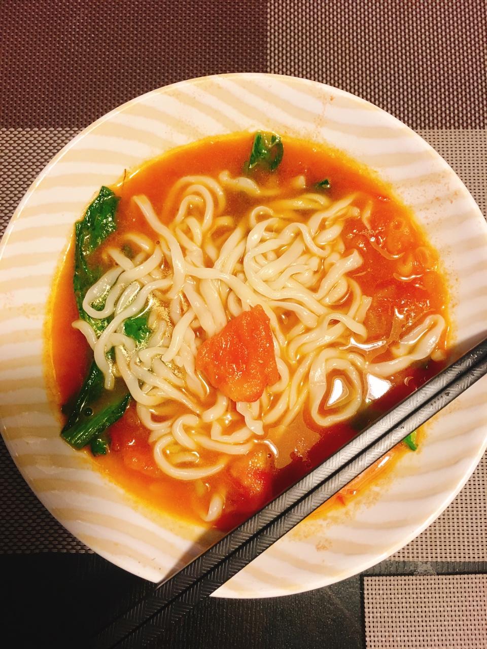 番茄汤面(病号版)