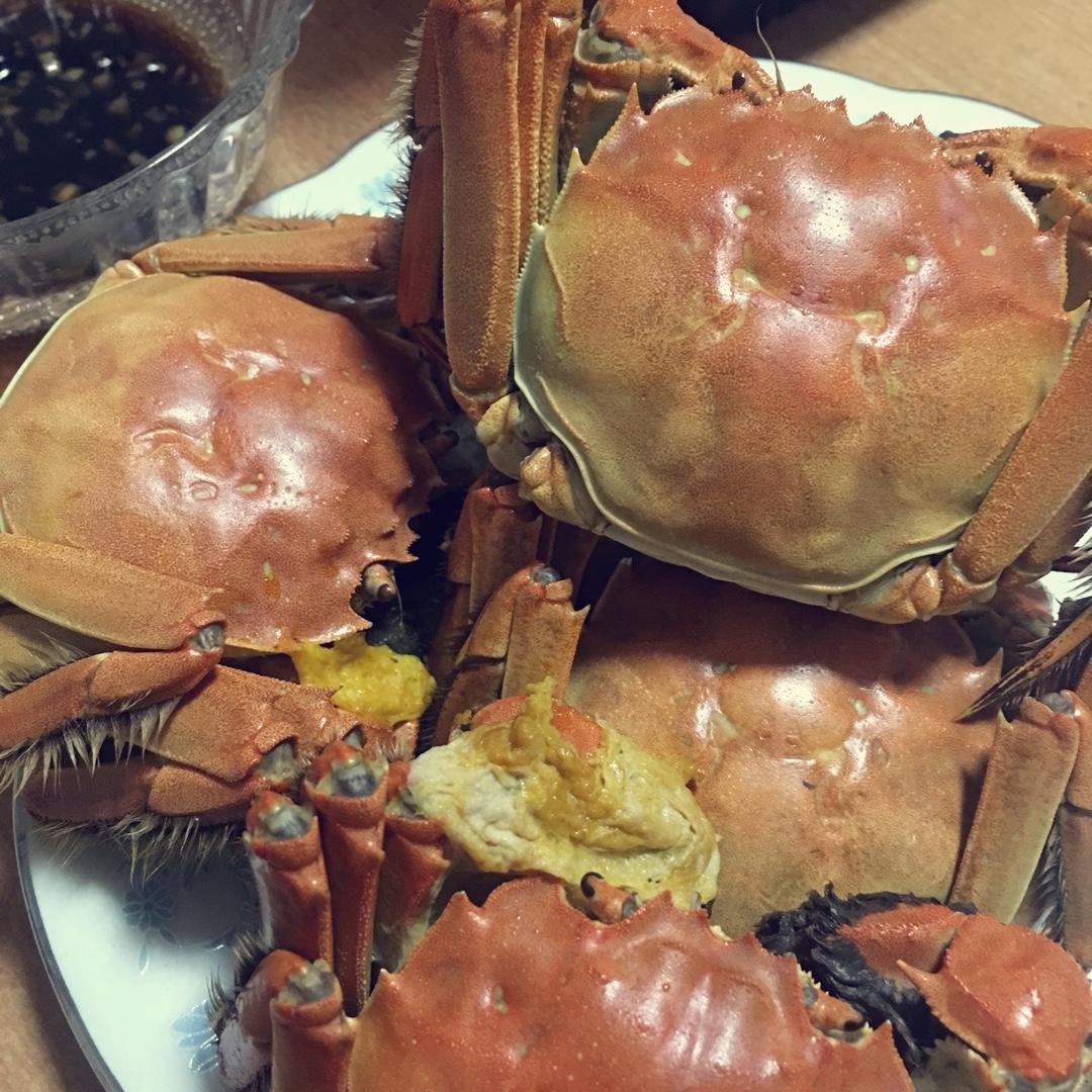 清蒸大闸蟹