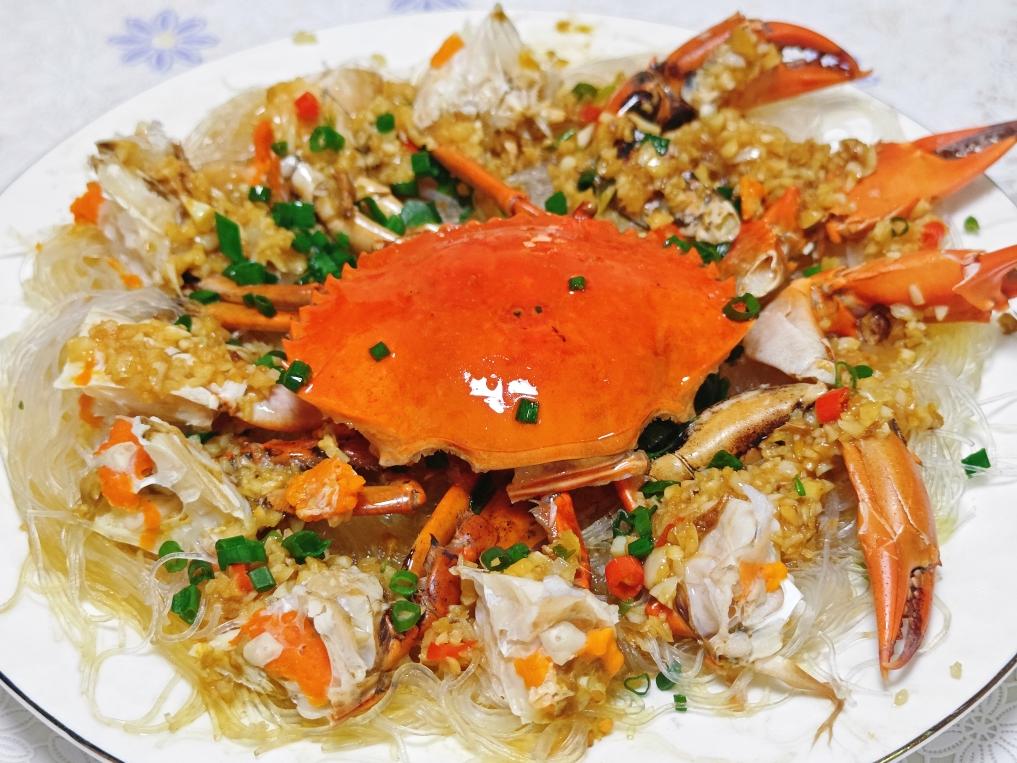 蒜蓉粉丝蒸蟹