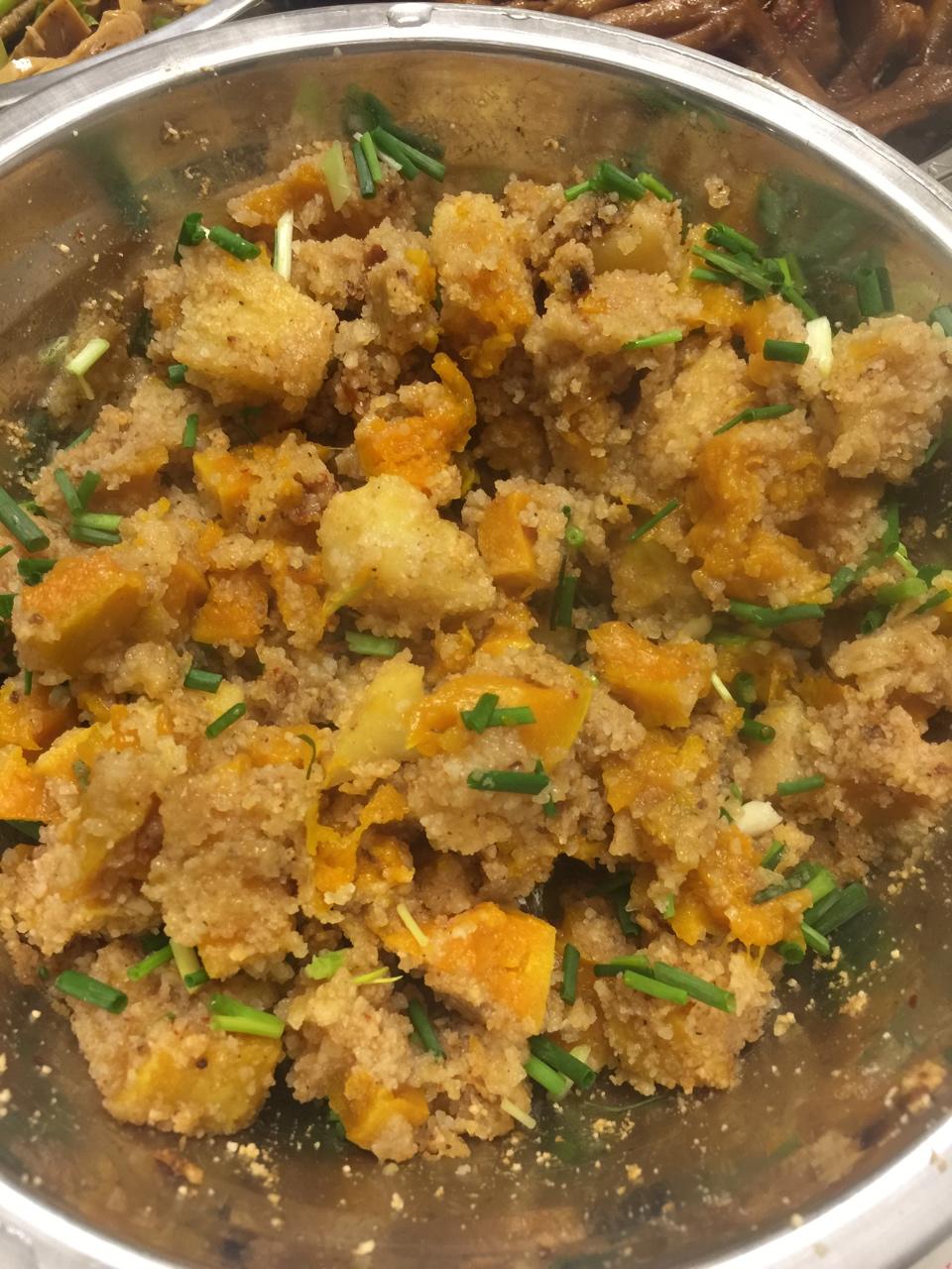 旁征博引8612做的粉蒸南瓜