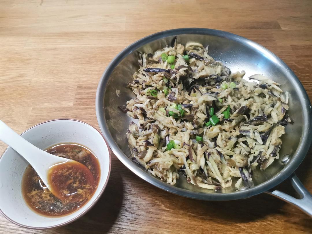 蒸茄丝（麦饭）