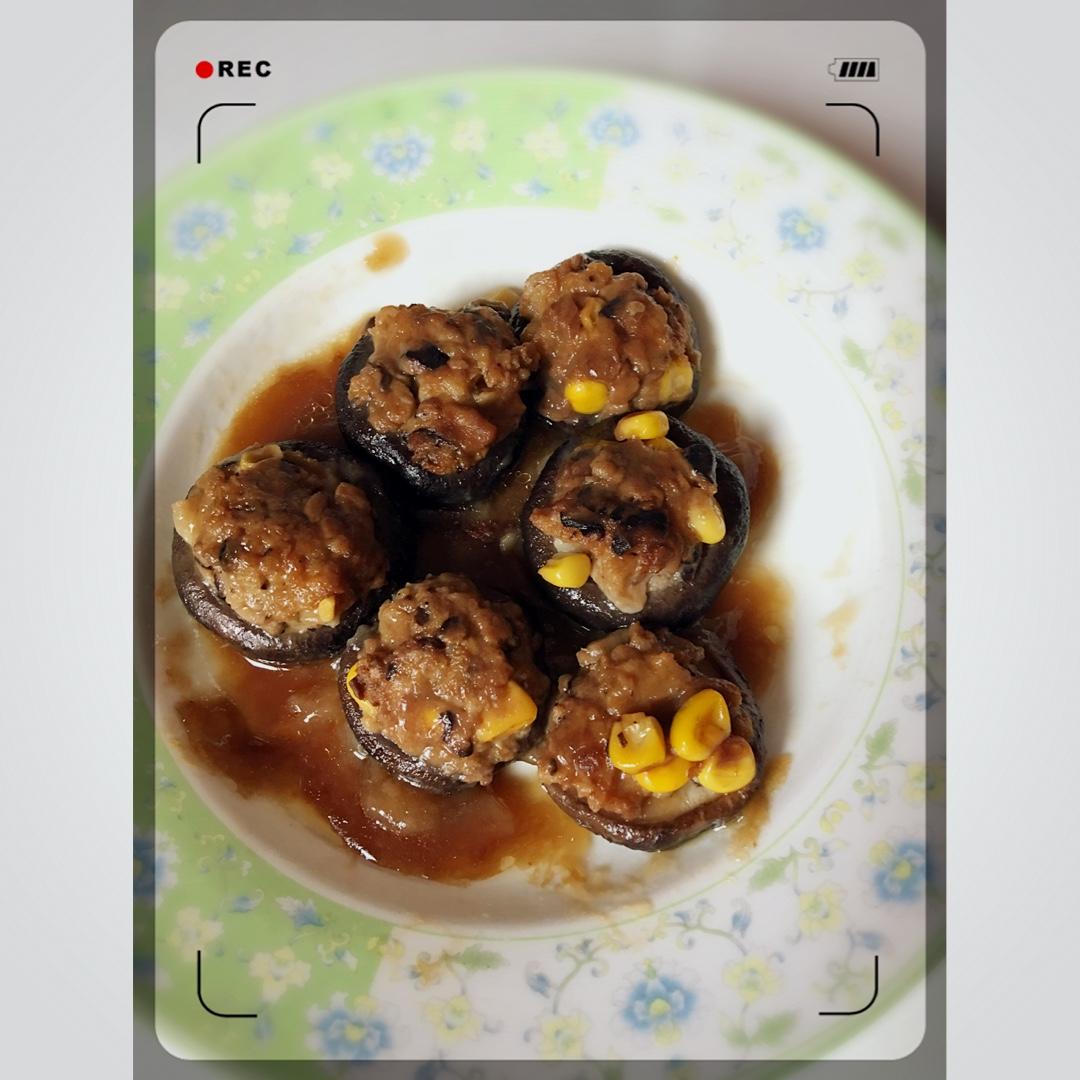 美丽的冬菇凉：冬菇酿