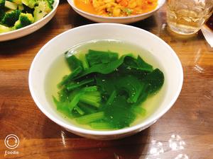青菜青菜汤的做法 步骤6
