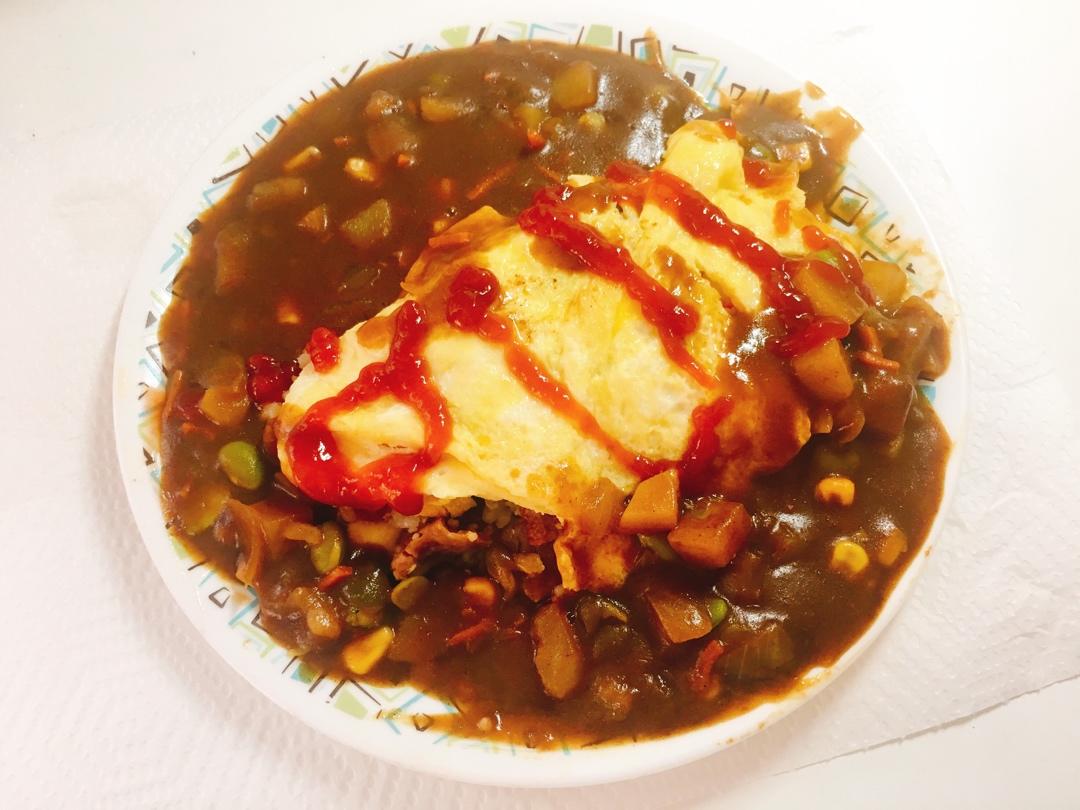 这是头牌了丨好吃的飞起来～🍛咖喱蛋包饭