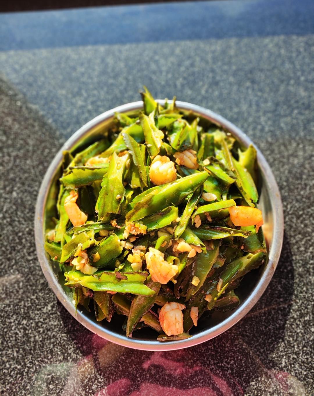 虾仁四棱豆
