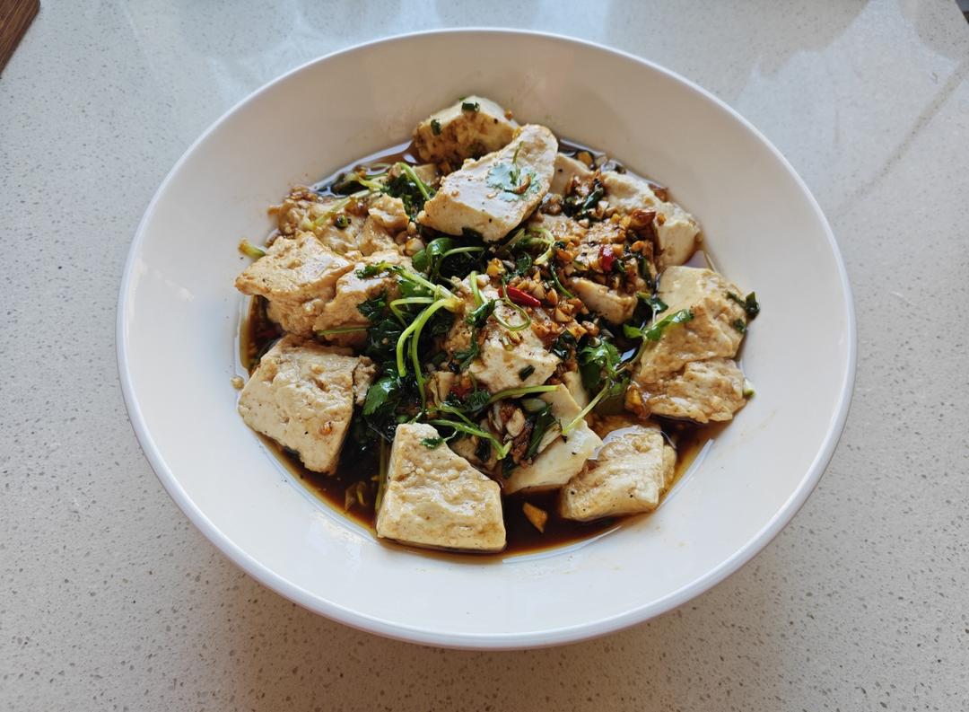 油泼豆腐
