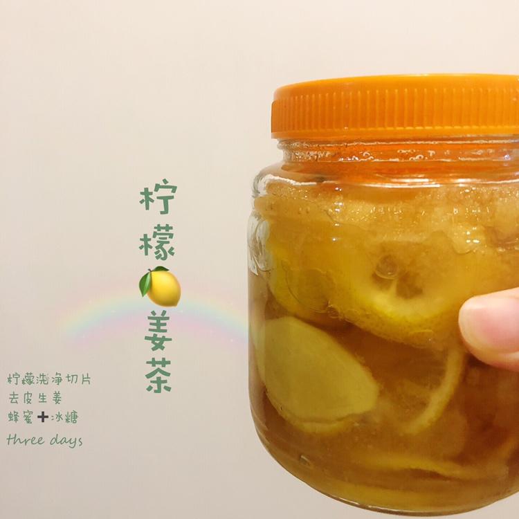 冬日蜂蜜生姜柠檬茶