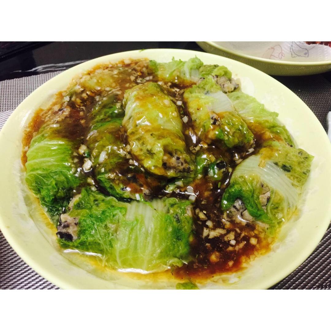 肉酿白菜卷
