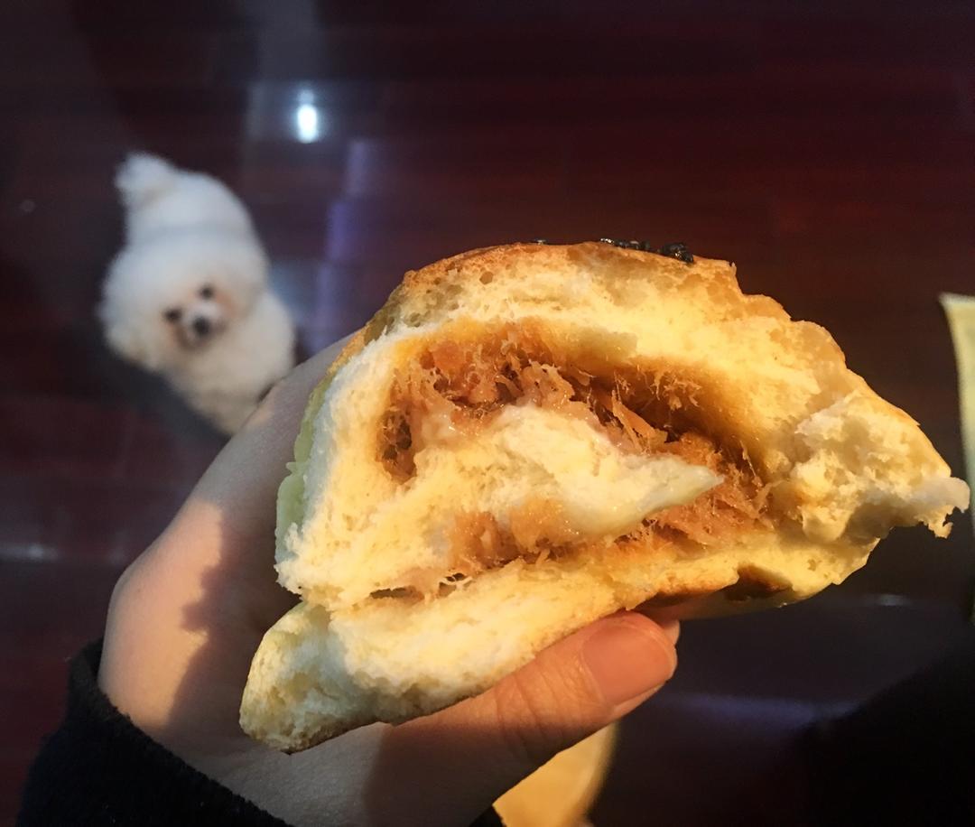肉松沙拉酱面包（65度汤种）