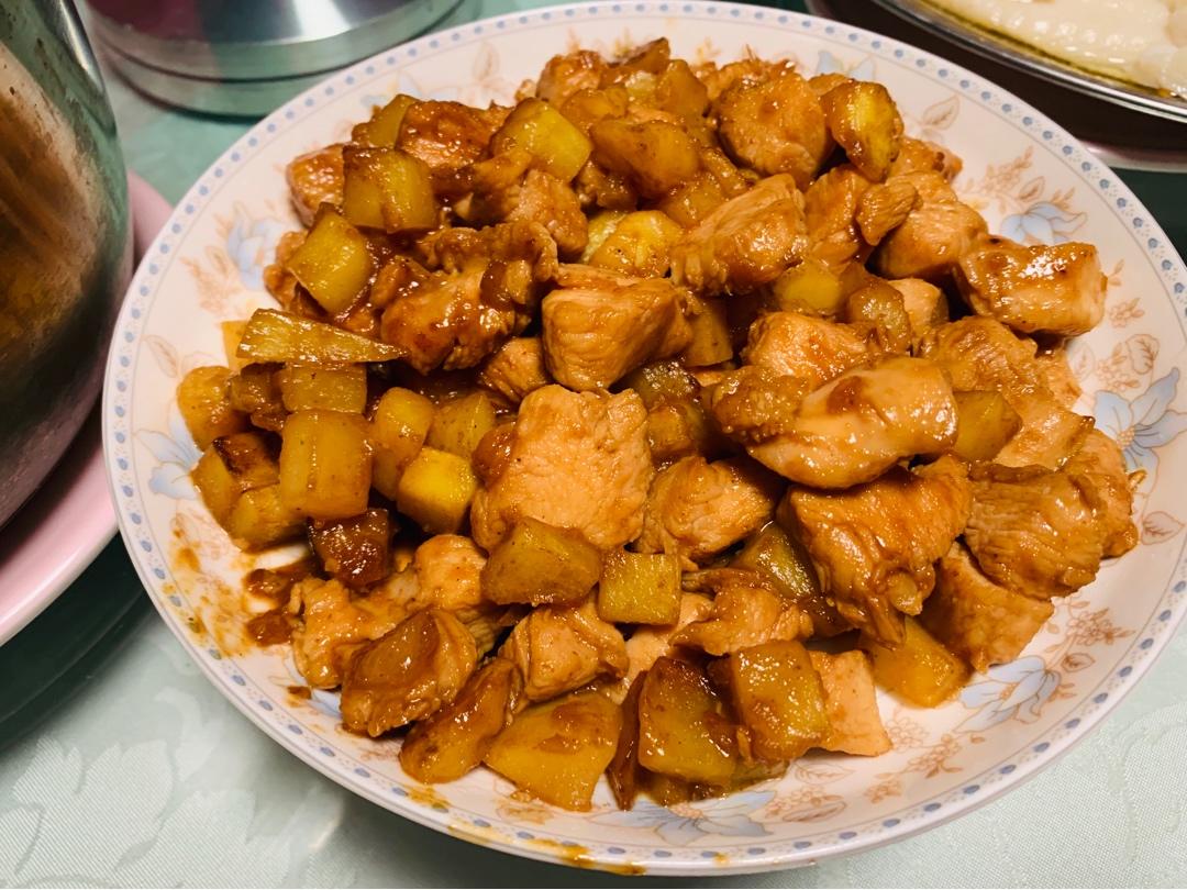 一道怎么做都好吃的干煎土豆鸡丁（红烧，咖喱，椒盐，孜然）