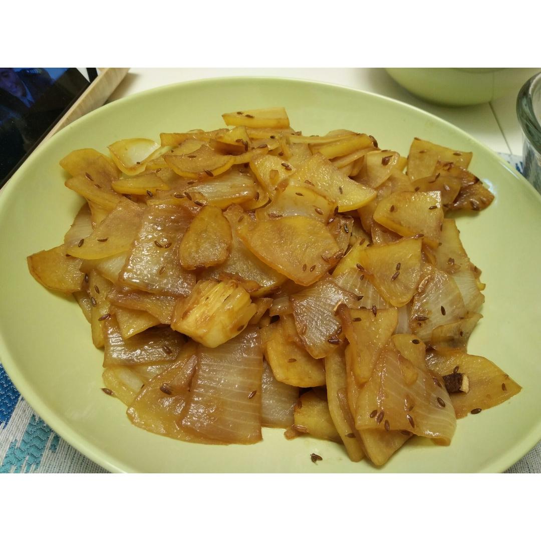 孜然洋葱土豆片