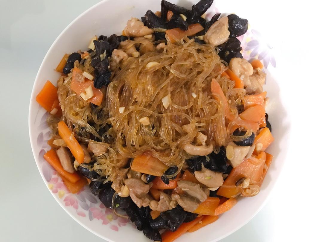 肉末炒粉丝
