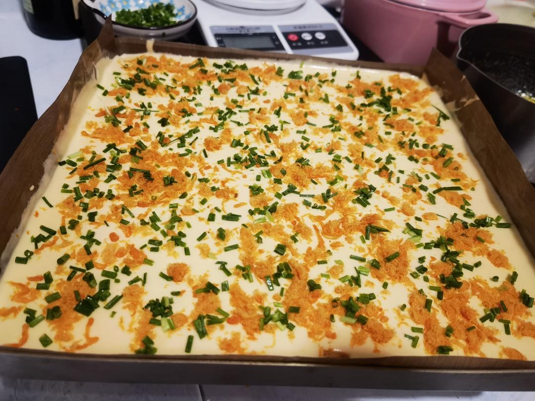 香葱肉松蛋糕卷-绵软细腻/可盐可甜