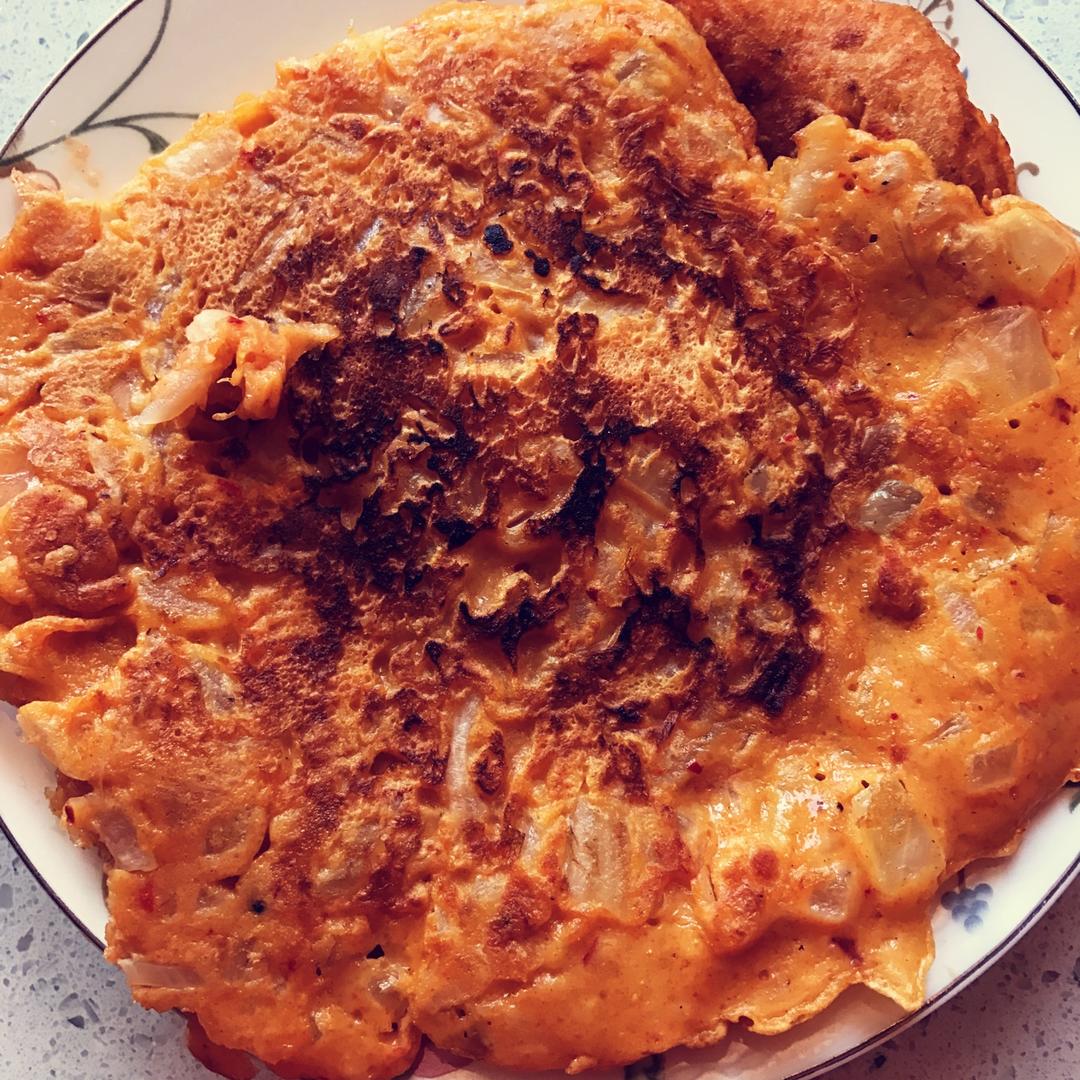 堂妈教你做泡菜饼