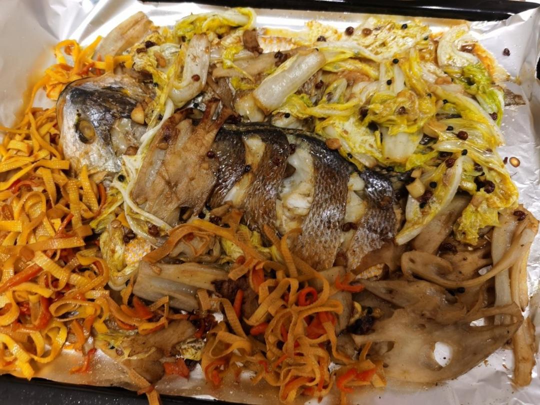 烤箱烤鱼