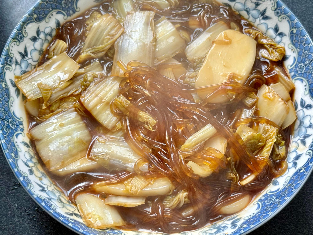 白菜粉条烧年糕