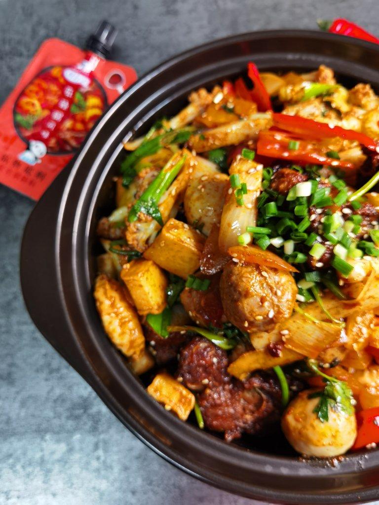 yang妈妈做的排骨麻辣香锅