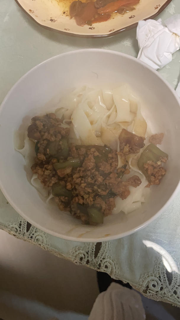 青椒肉卤 打卤面