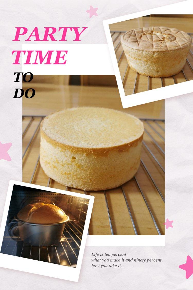 《Tinrry+》戚风蛋糕（6寸配方）（基础、超详细教程）