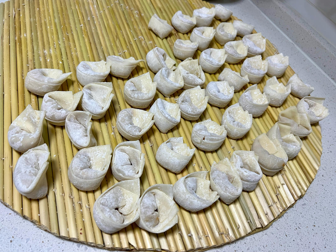 肉不柴的馄饨馅