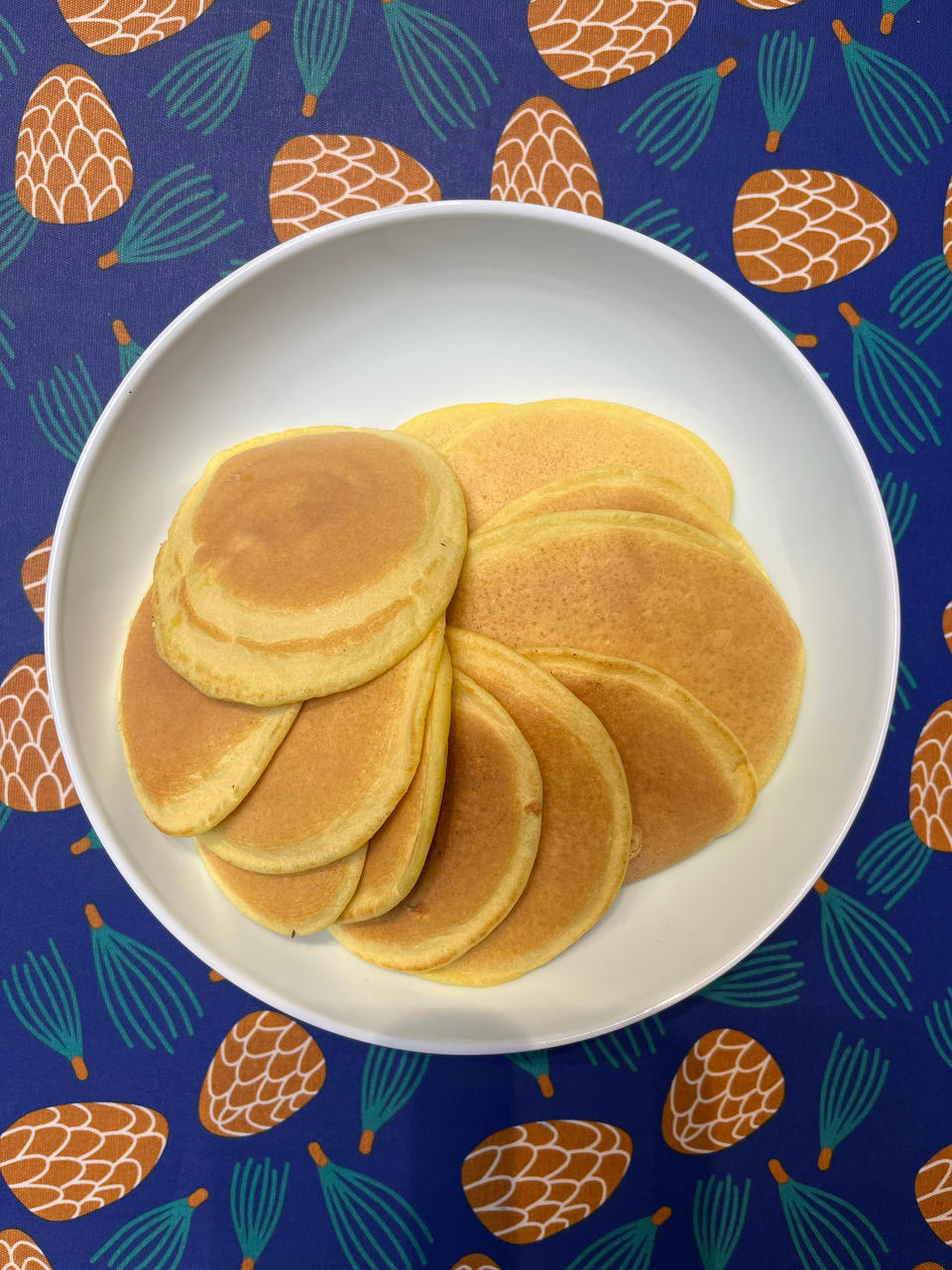 玉米面松饼，早起5分钟搞定，又软又健康
