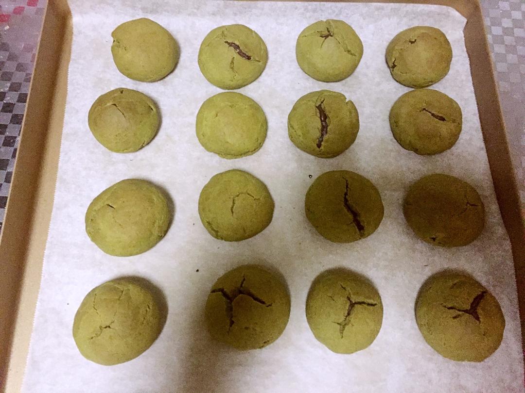 抹茶巧克力软曲奇