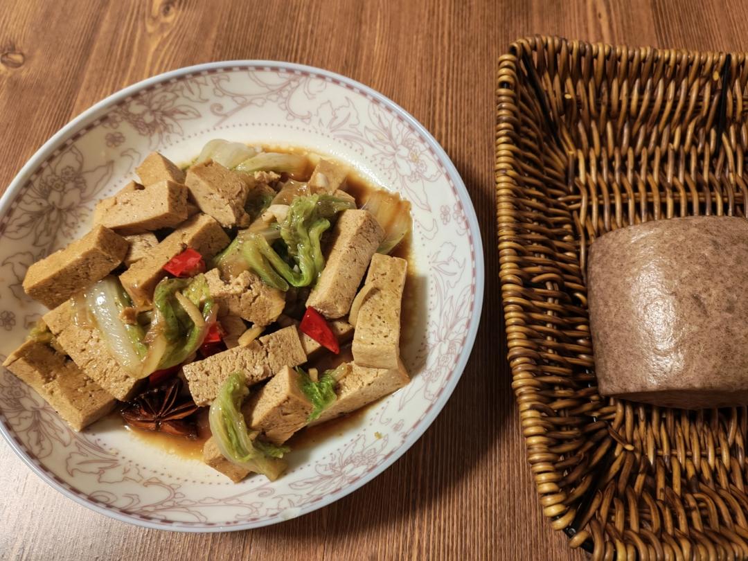 白菜豆腐炖粉条