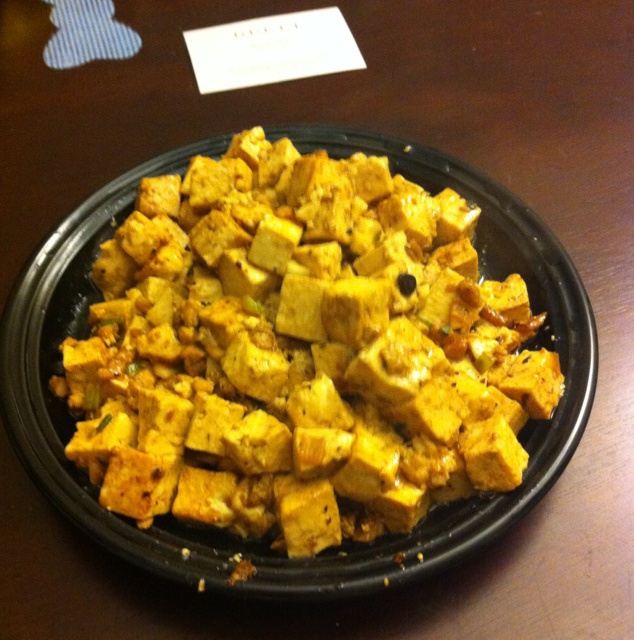 蒜香肉末烧豆腐