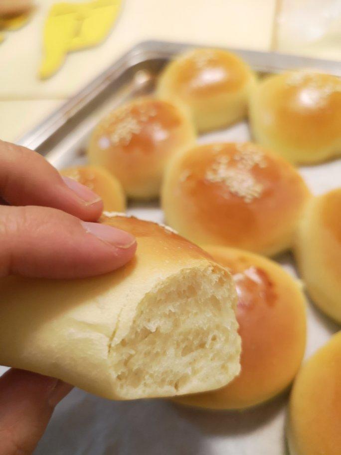 新手一发：奶香小面包