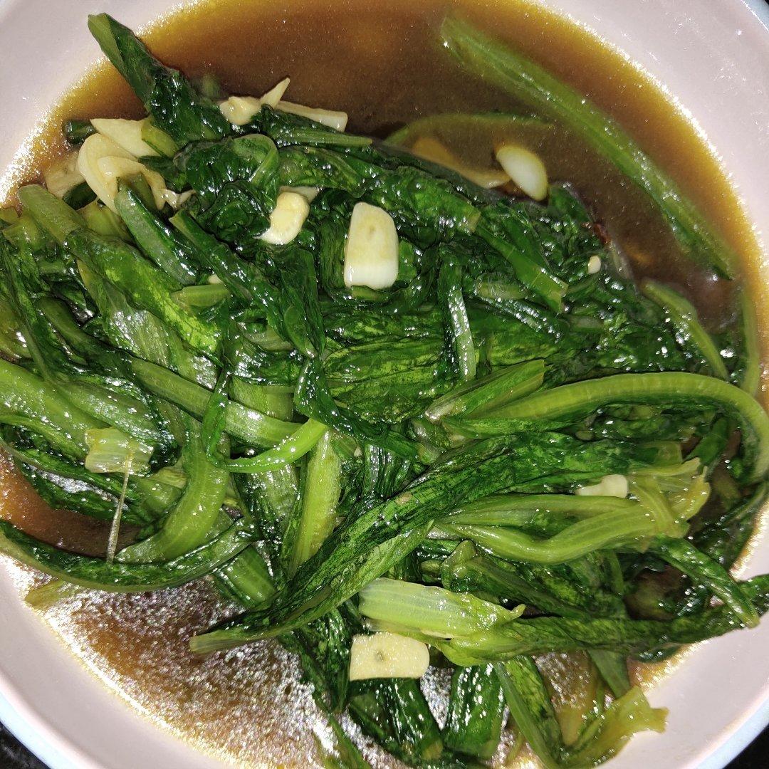 蒜蓉油麦菜（蚝油）