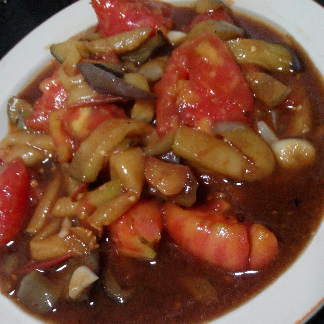 张乾欢欢做的西红柿烧茄子