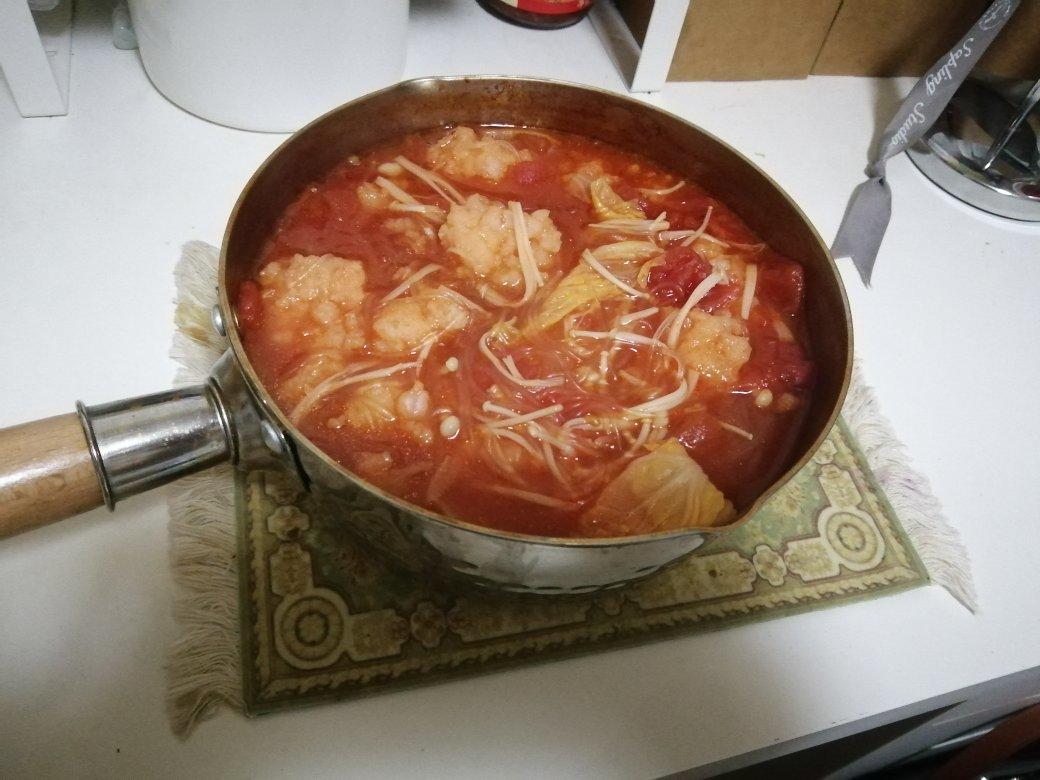 ㊙️番茄虾滑粉丝汤|Q弹嫩滑汤鲜味美