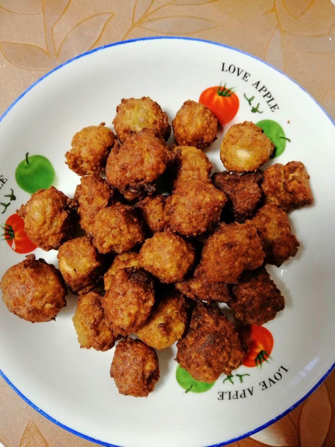 油炸肉丸子