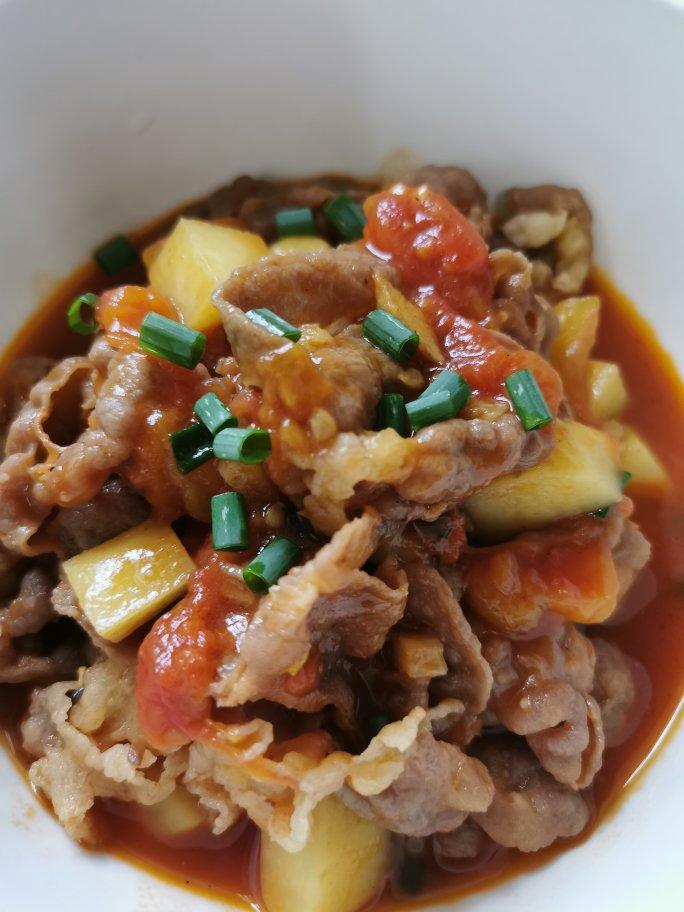 超开胃的番茄土豆肥牛汤‼️下米饭无敌了