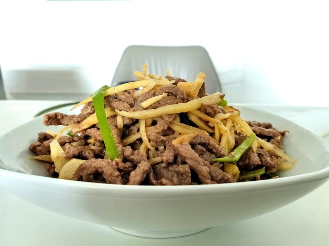 嫩姜牛肉丝｜开胃好吃下饭菜！大厨不说的秘诀