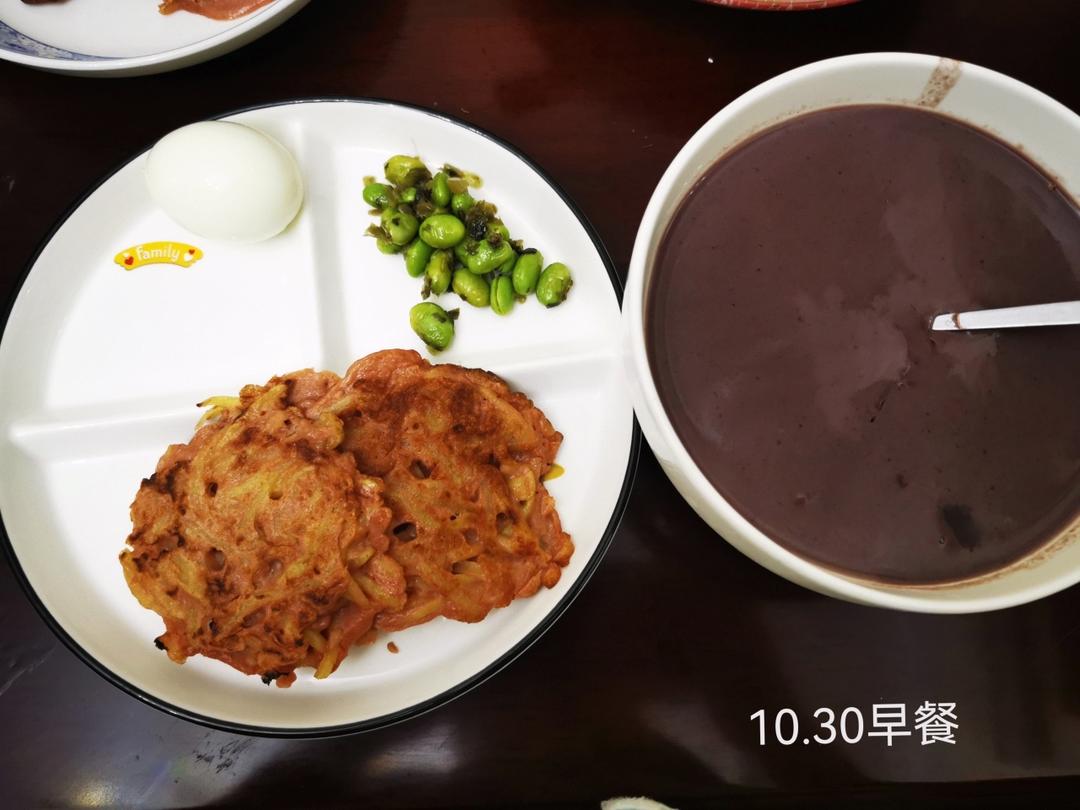 土豆饼(土豆胡萝卜丝饼)