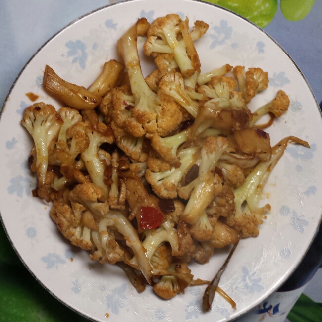 很“浪费”米饭的家常菜之一-------干锅菜花