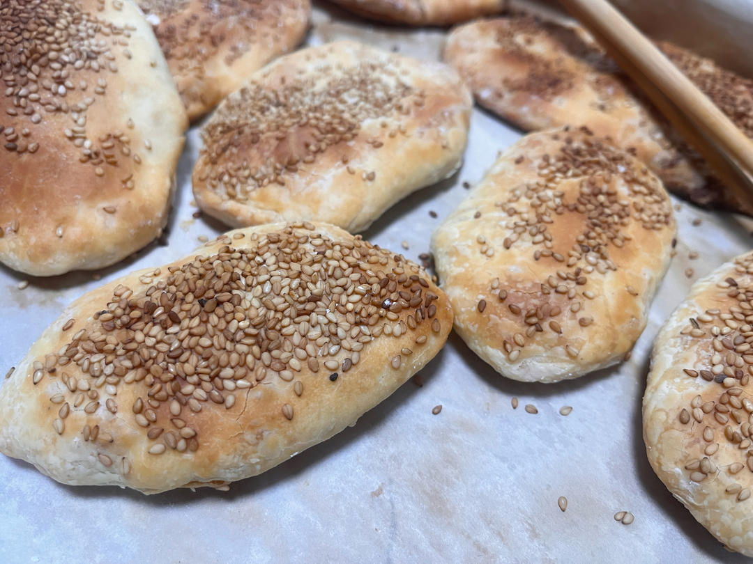 好好吃饭 ▎油酥烧饼，快速省时版