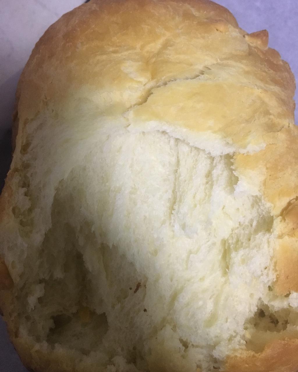 超级好吃的原味面包（面包机版）