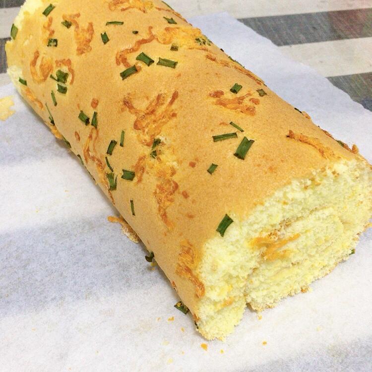 香葱肉松蛋糕卷（这是一个步骤超级详细的视频菜谱）