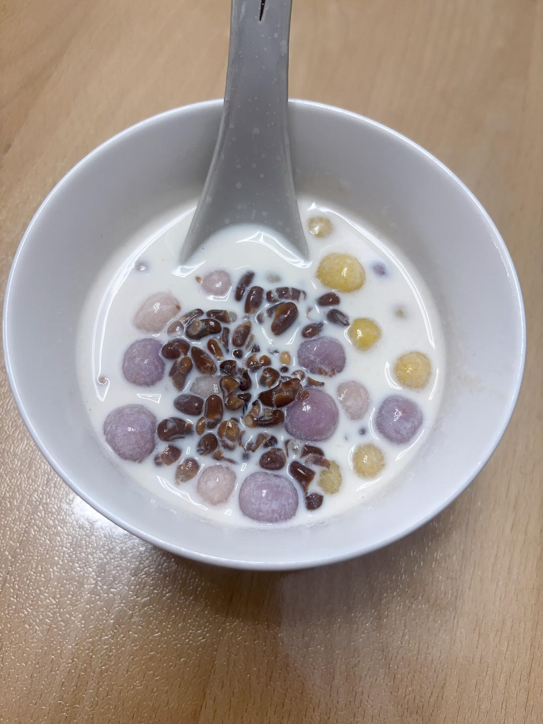 比奶茶还要好喝的奶香蜜豆糯米丸子