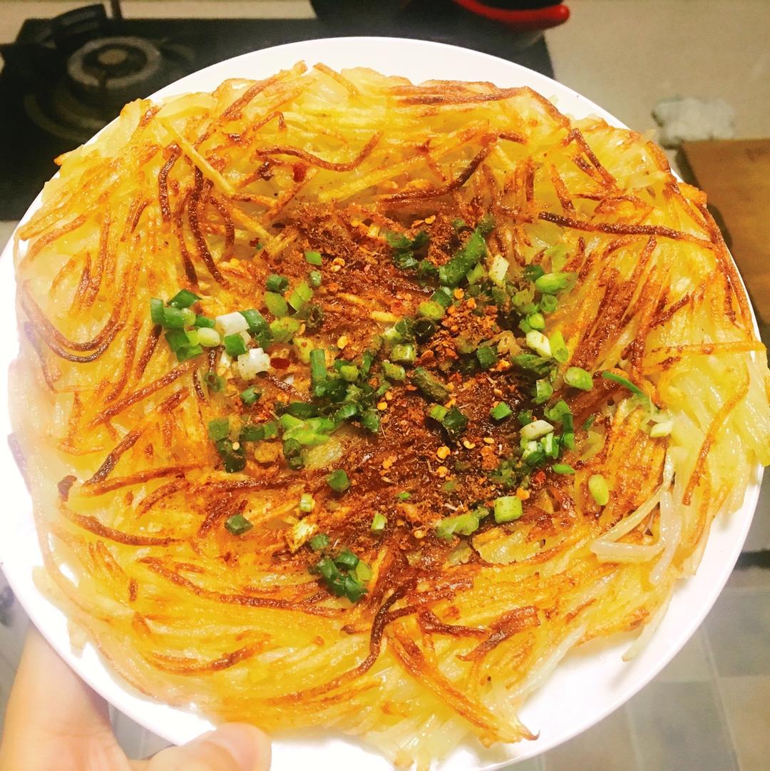 风云三国-1做的干煸土豆丝饼